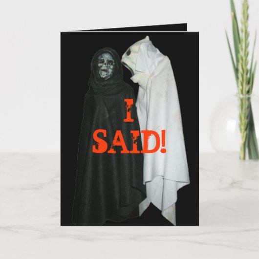 言っただろ！ カード (正面)