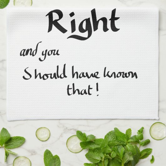 言った離れのはおもしろい道筋の言い方 キッチンタオル (折り畳み)