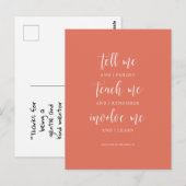 言って聞かせても私は忘れる、ベンジャミン・フランクリンの引用 ポストカード (正面/裏面)