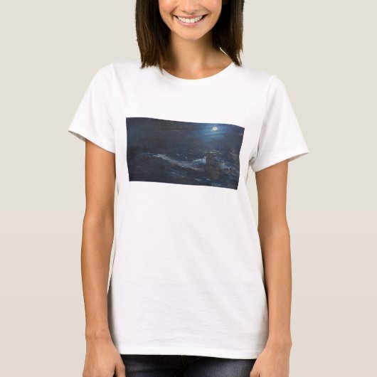 言の物語の月 Tシャツ (正面)
