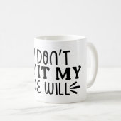 言もしわん顔が コーヒーマグカップ (正面右)