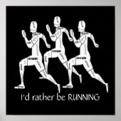 言やる気を起こさせる葉、私はむしろランニングの ポスター (正面)