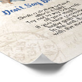 言わないベビーアホイその男の子の航海のテーマ ポスター (角)