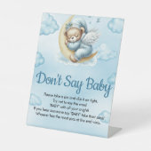 言わないベビーゲームああベビーテディベア 台座サイン (正面)