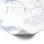 言わないベビートイレデジュエベビーシャワーゲーム ポスター (角)