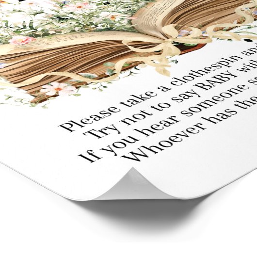 言わないベビー新しいチャプター本テーマ野生の花 ポスター (角)