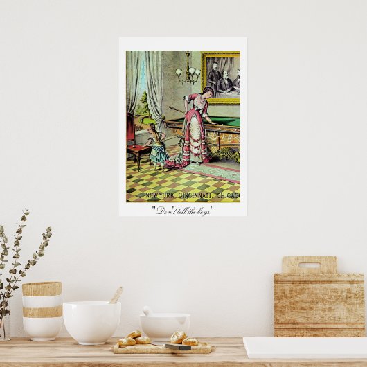 言わない ポスター (キッチン)