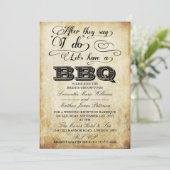 言われたらバーベキューしよう！-ヴィンテージ 招待状 (スタンド正面)