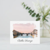 **言イタリアン語Firenze Italia AP12 Florence ポストカード (スタンド正面)