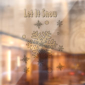  言カスタム葉が雪になる ウィンドウサイン (シート2)