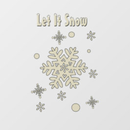 言カスタム葉が雪になる ウィンドウサイン