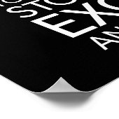 言ストップい訳 – 成功やる気を起こさせる ポスター (角)