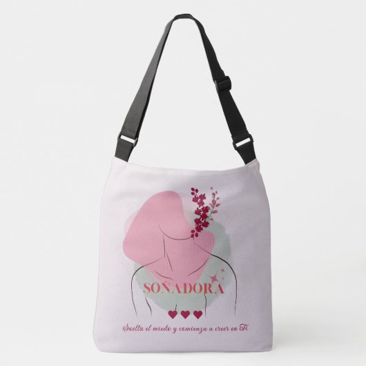 言スペインの語 |感動的つる引用文つるs クロスボディバッグ (正面)