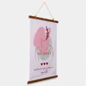 言スペインの語 |感動的引用文ぶら下がったズ 吊り下げ型タペストリー (傾斜あり)