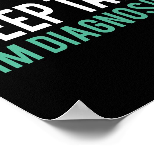 言保いながら、心理学のユーモアを診断する ポスター (角)