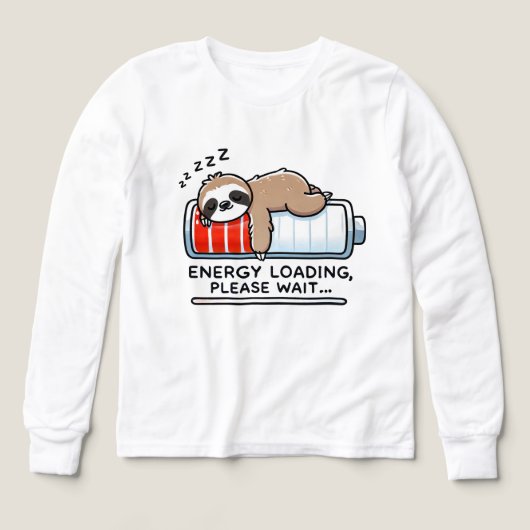 言葉おもしろいアートのユニセックス長 (デザイン正面)