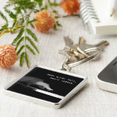 言葉が失敗したら音楽話。ファインアート写真 キーホルダー (側面)