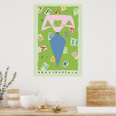 言葉が尽読きた ポスター (キッチン)