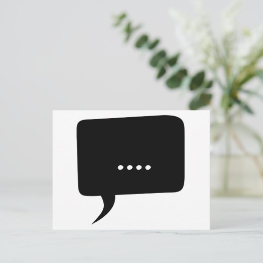 言葉が無い!はがきおもしろい ポストカード (スタンド正面)