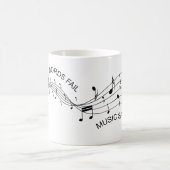 言葉が落ちる場所、音楽話 コーヒーマグカップ (中央)