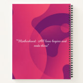 言葉が言えないことを言うノートを愛してママ ノートブック (裏面)