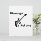 言葉が通じない所、音楽話 (スタンド正面)