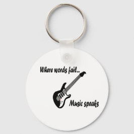 言葉が通じない所、音楽話 キーホルダー