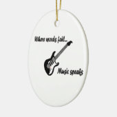 言葉が通じない所、音楽話 セラミックオーナメント (左)