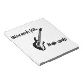 言葉が通じない所、音楽話 ノートパッド (アングル)