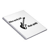 言葉が通じない所、音楽話 ノートブック (右側)