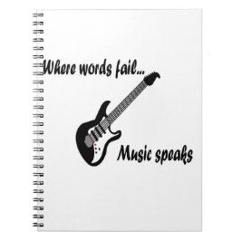 言葉が通じない所、音楽話 ノートブック