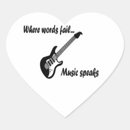 言葉が通じない所、音楽話 ハートシール