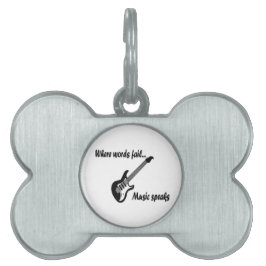 言葉が通じない所、音楽話 ペットネームタグ