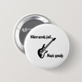 言葉が通じない所、音楽話 缶バッジ (正面&裏面)