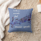 言葉が音楽に話失敗する – 枕 (ブランケット)