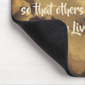 言葉だけで生きる感動的 マウスパッド (コーナー)