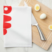 言葉だ！ キッチンタオル (四つ折り)