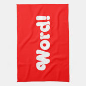 言葉だ！ キッチンタオル (縦)