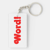 言葉だ！ キーホルダー (裏面)