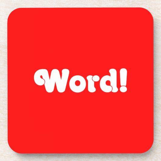 言葉だ！ コースター (正面)