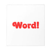 言葉だ！ ノートパッド (正面)