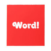 言葉だ！ ノートパッド (正面)