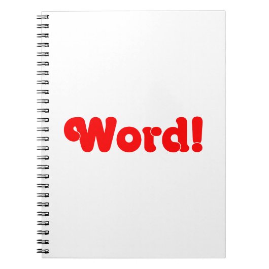 言葉だ！ ノートブック (正面)