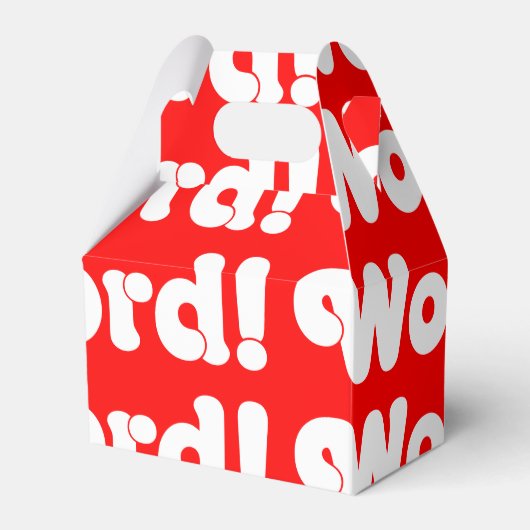 言葉だ！ フェイバーボックス (正面サイド)