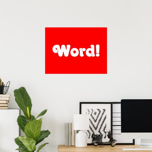 言葉だ！ ポスター (ホームオフィス)