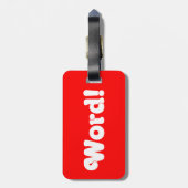 言葉だ！ ラゲッジタグ (裏面縦)