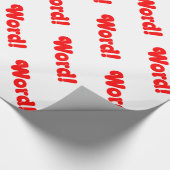 言葉だ！ ラッピングペーパー (角)