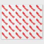 言葉だ！ ラッピングペーパー (フラット)