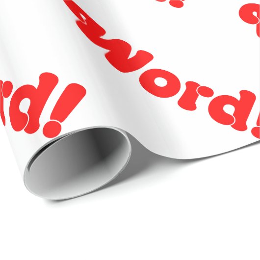 言葉だ！ ラッピングペーパー (ロールコーナー)