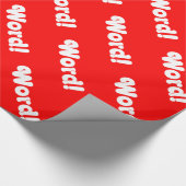 言葉だ！ ラッピングペーパー (角)